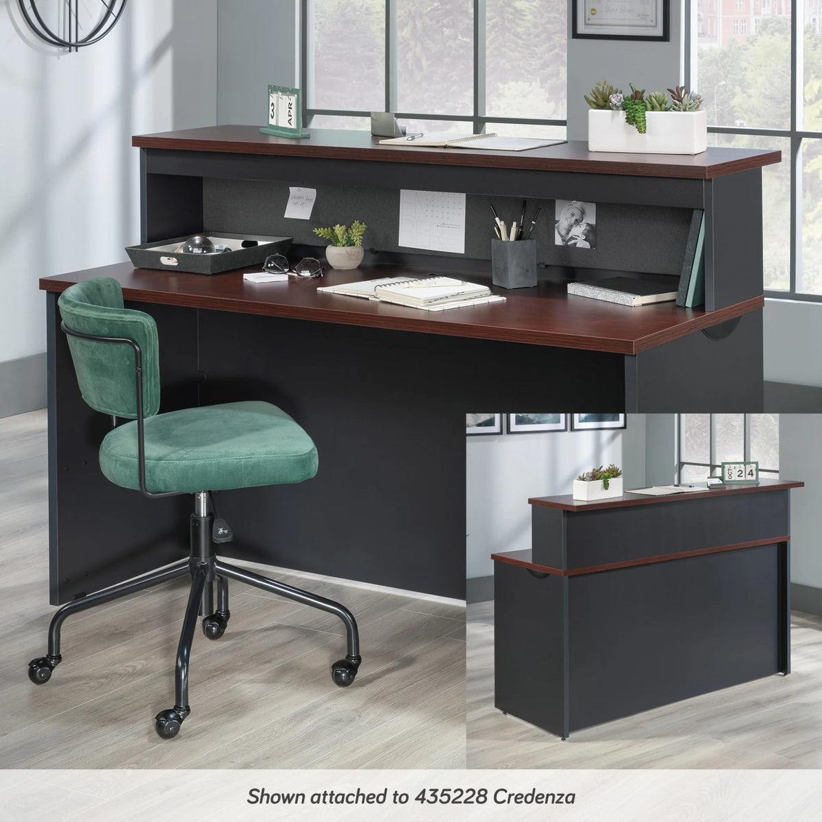 Engineered Wood Reception Hutch M5649
