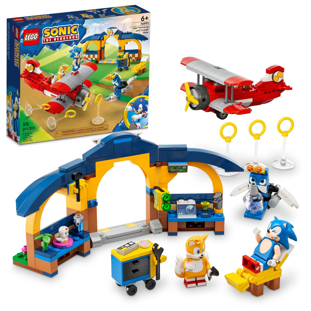 Building Toy Set with 4 Figures and Accessories V55188
