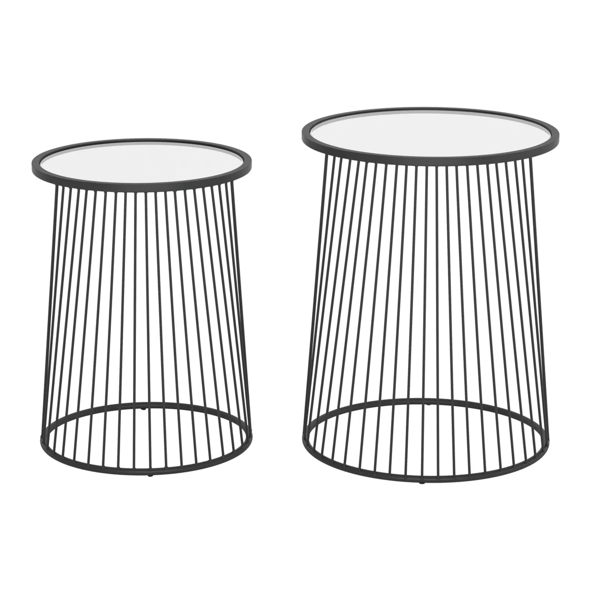 Black Nesting Table Set V247225