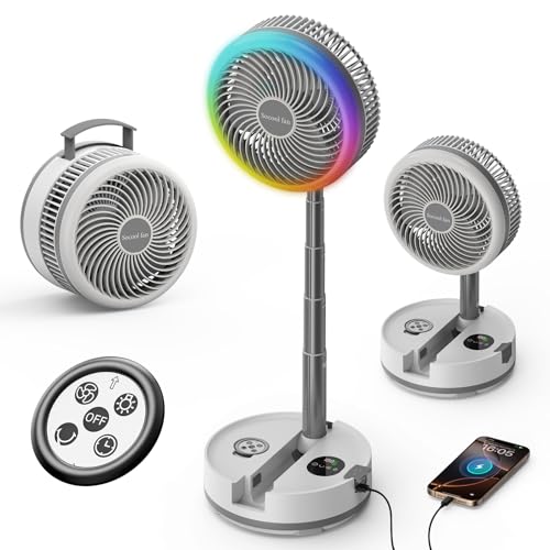 20000mAh Portable Rechargeable Foldable Fan with 8-Speed V67619
