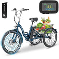 24 Inch 3 Wheel Electric Tricycle with 36V Removable Lithium Battery S77967