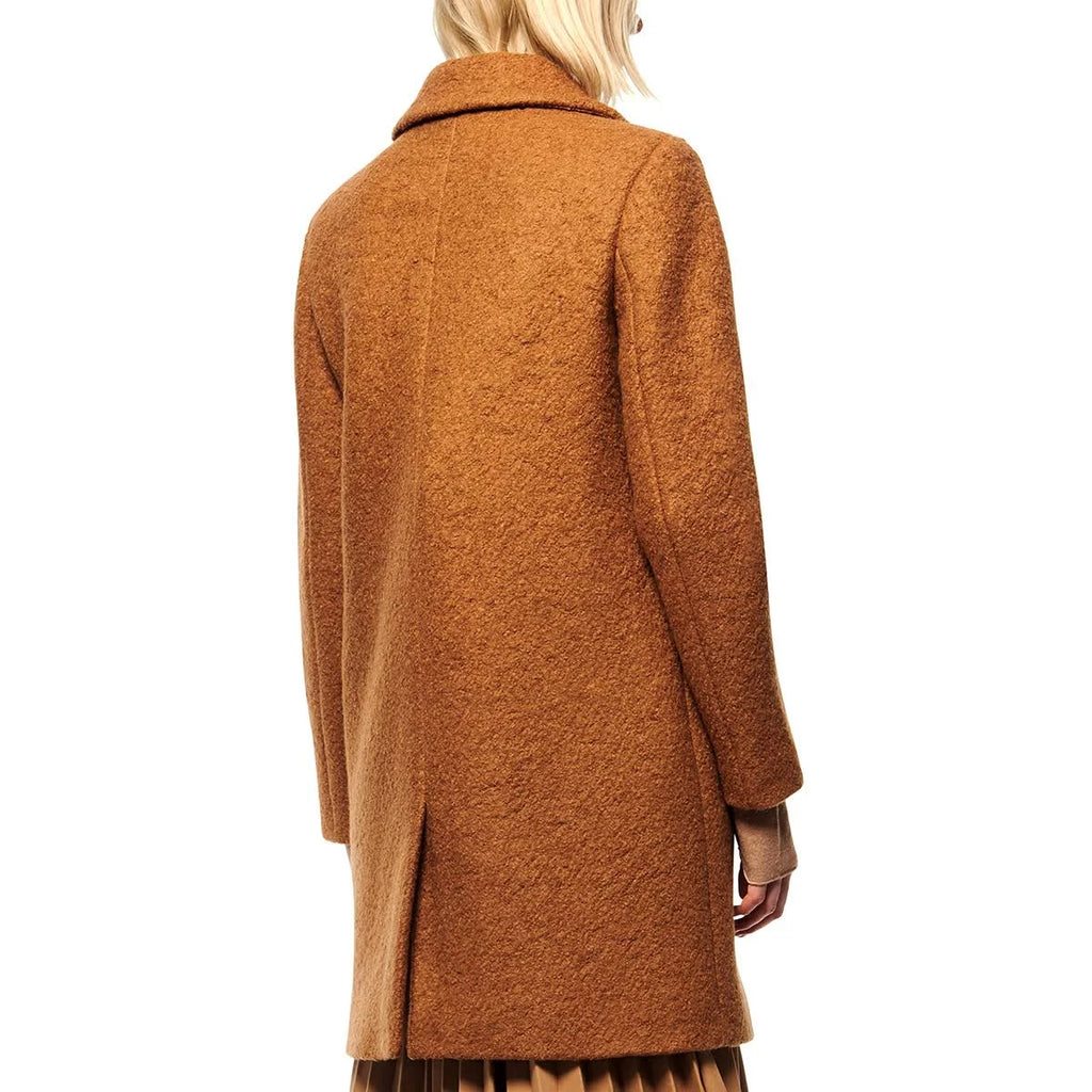 Dark Camel Boucle Coat G774