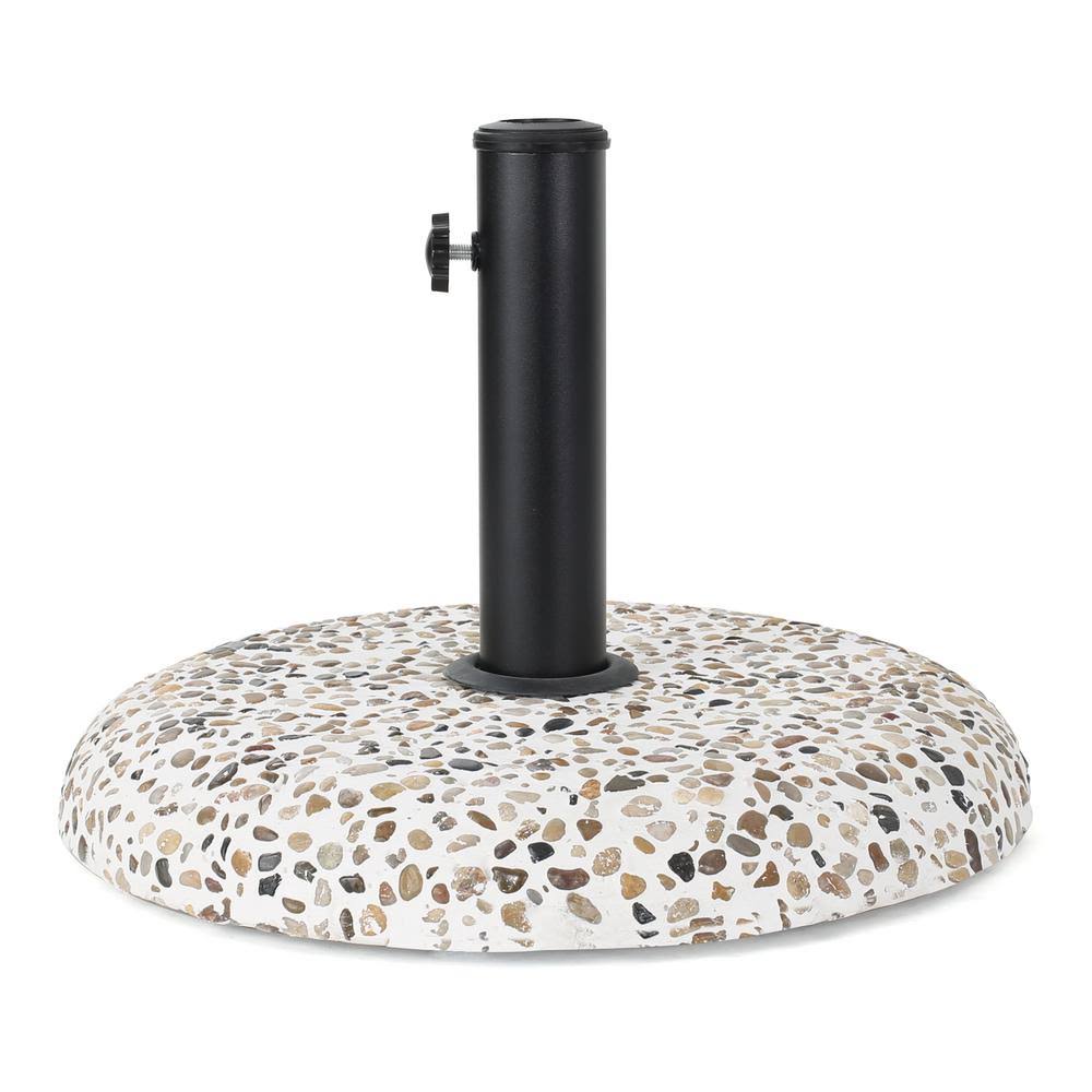 45 lbs. Concrete and Steel Patio Umbrella Base D80163