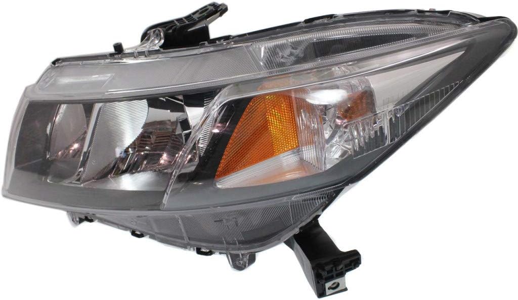 Honda Civic Headlight Assembly 2013 2014 2015 Pair D5832