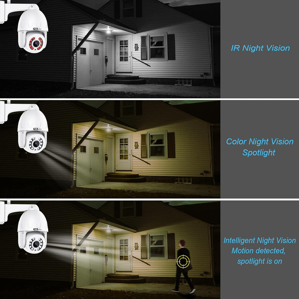 5MP PTZ Outdoor Security Camera with 5X Optical Zoom Y3200