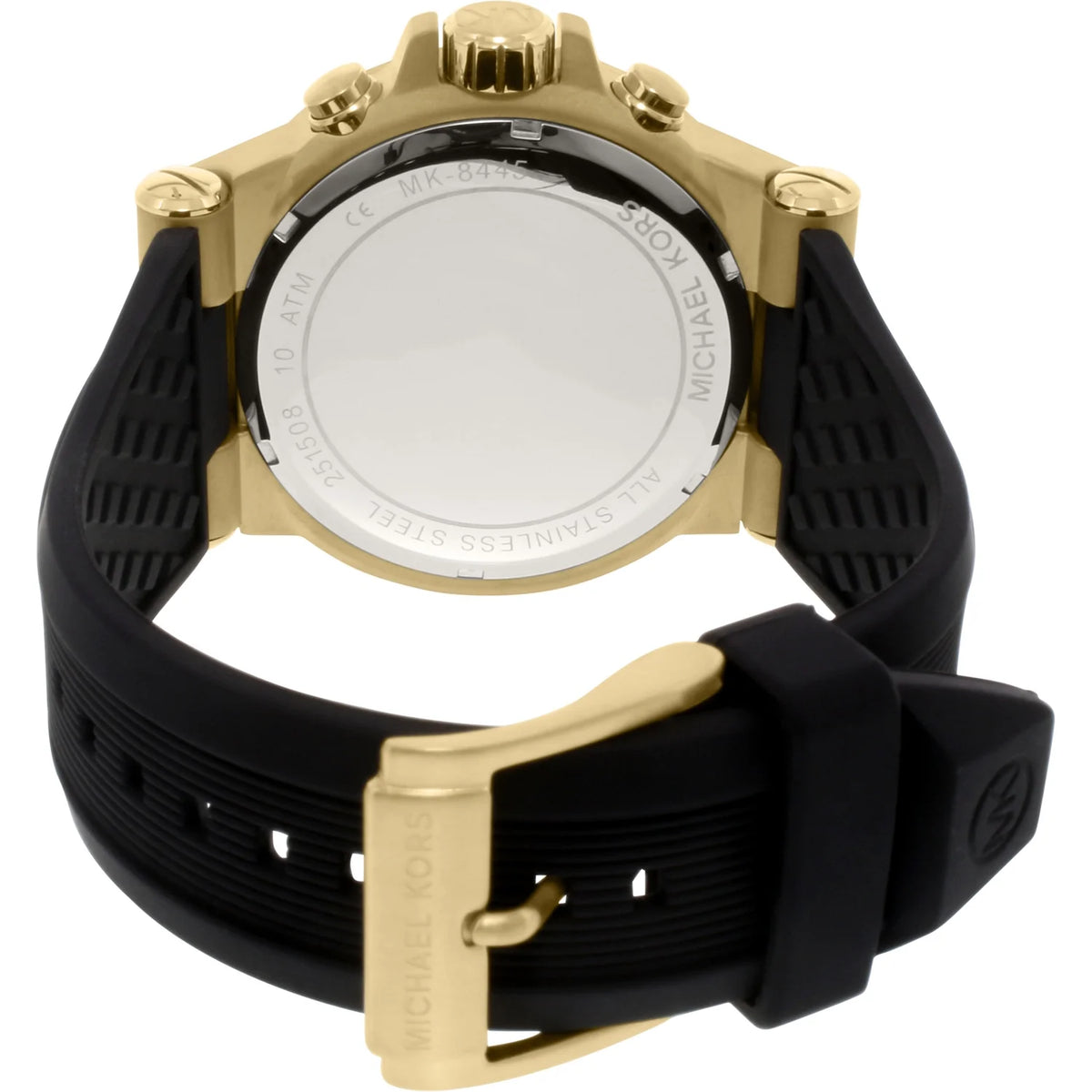 Black Rubber Chronograph Watch P649962
