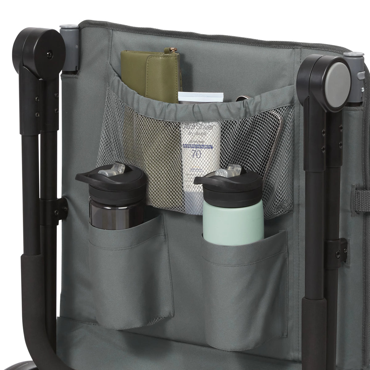 Gray Push and Pull Folding Fabric Wagon S949879