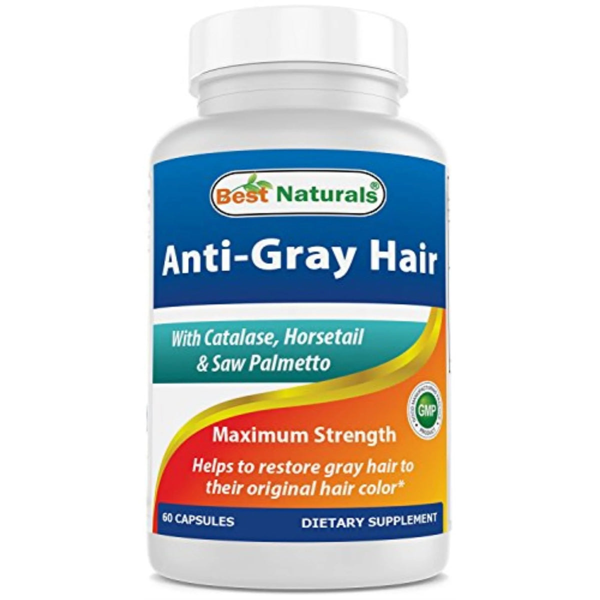 Anti Gray Hair Formula 60 Count Pack of 2 W30959