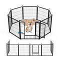 32 Inch 8 Panels Black Dog Playpen O560