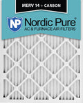 12x20x1 MERV 14 Pleated Carbon Air Filters 12 Pack X912