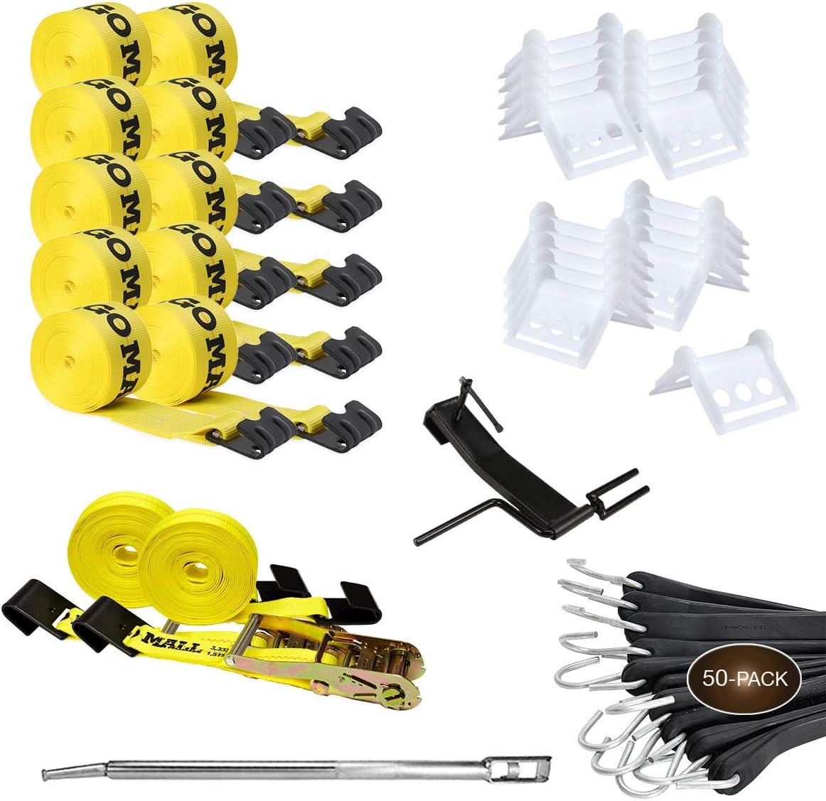 Flatbed Tie-Down Kit, 84 Pieces T8054
