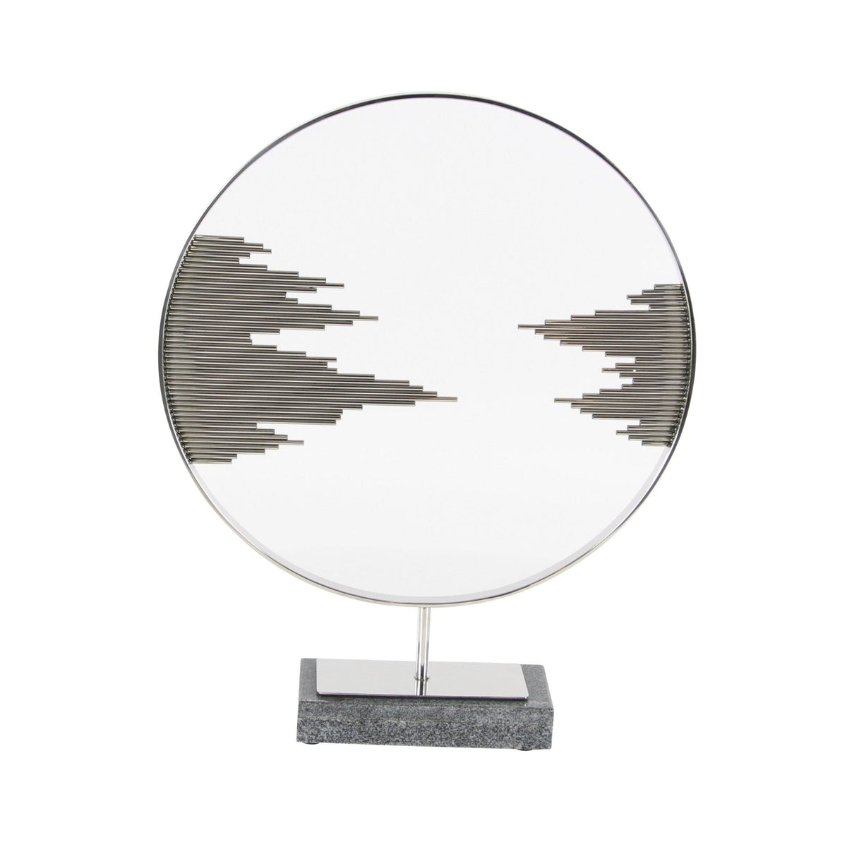 Stainless Steel Marble Decor I62605