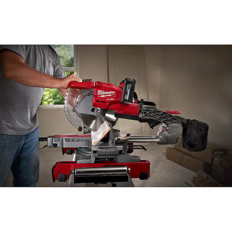 18V Lithium-Ion Brushless Cordless 10 in. Dual Bevel Sliding Compound Miter Saw W984