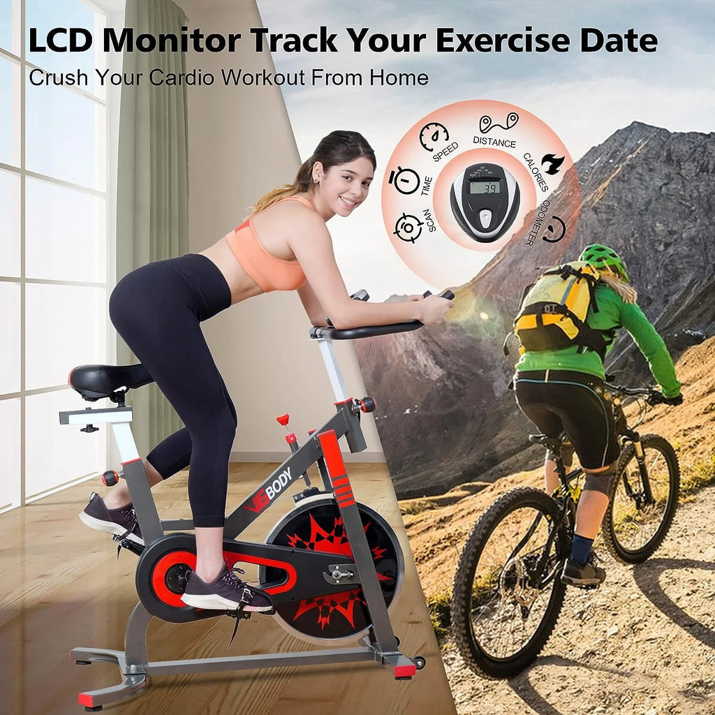 Exercise Bike Stationary Indoor Cycling Bicycle A393