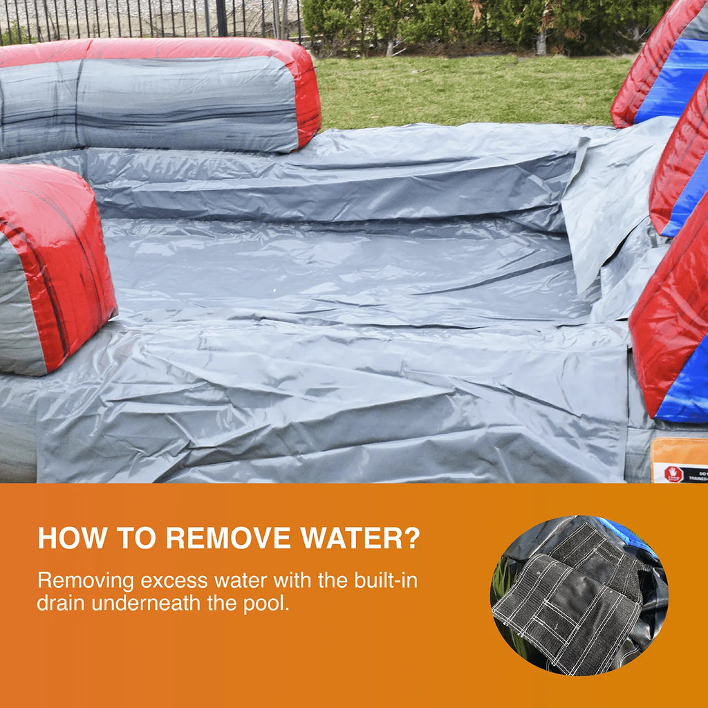 Inflatable Water Slide with Splash Pool S45540