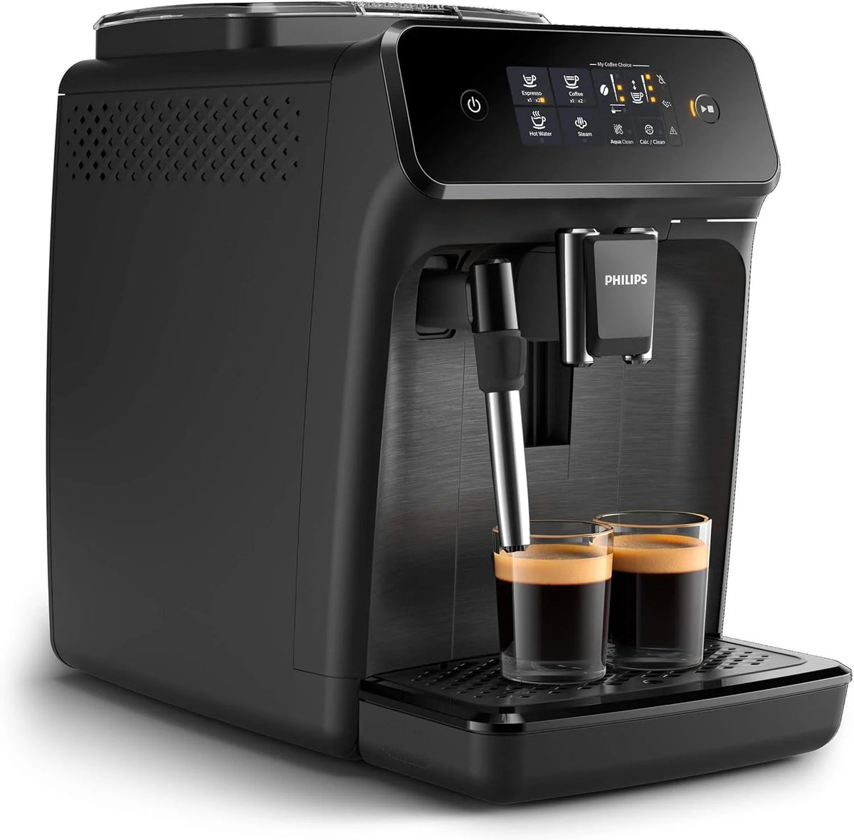 Black Fully Automatic Espresso Machine with Milk Frother K87719
