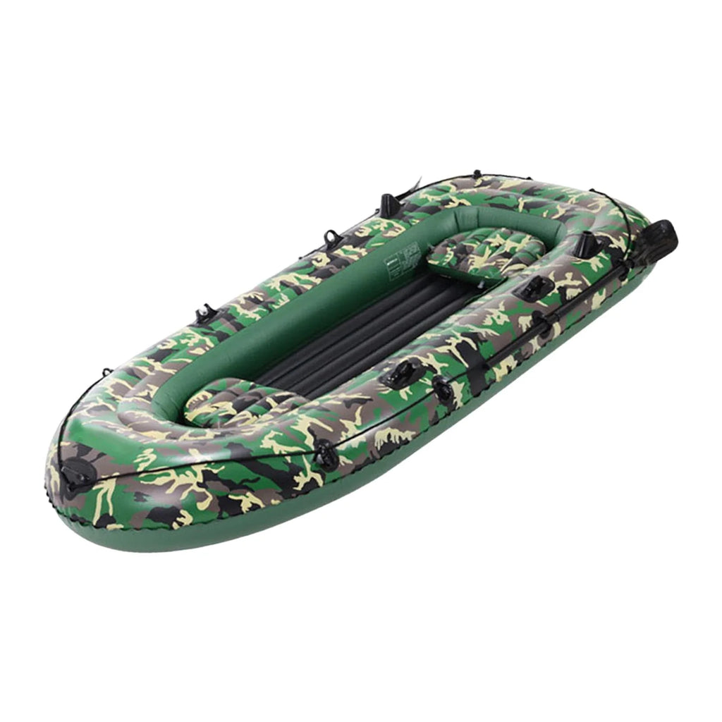4 Person Inflatable Raft with Pump and Oars Q389681