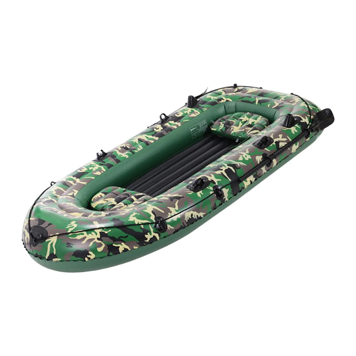 4 Person Inflatable Raft with Pump and Oars Q389681