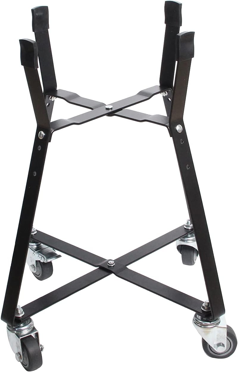 Rolling Cart with Locking Caster Wheels Powder Coated Steel X534220