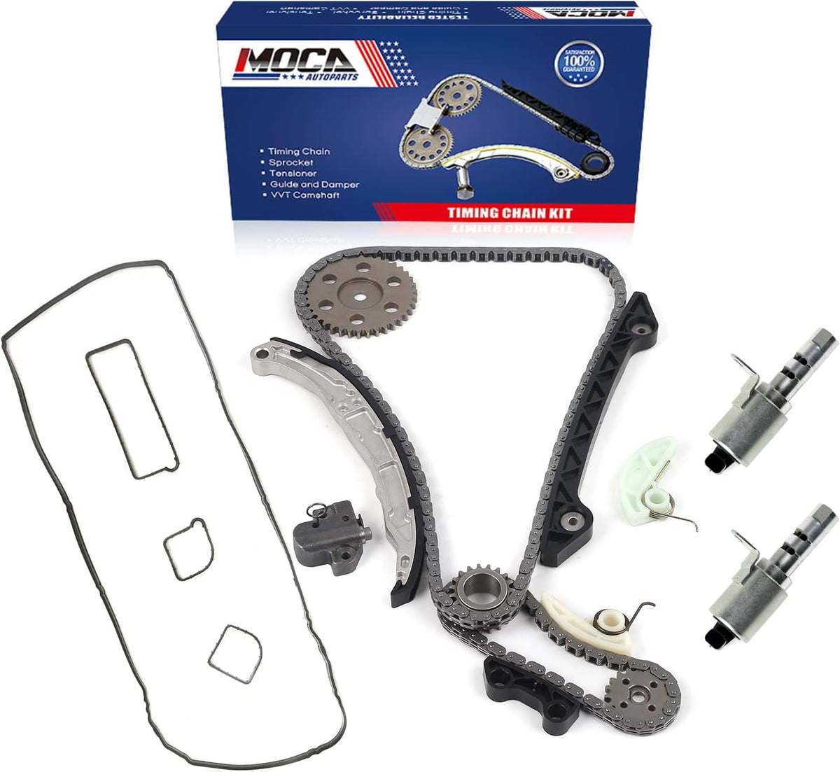 Timing Chain Kit & Variable Timing Solenoid & Valve Cover Gasket Set Z6156