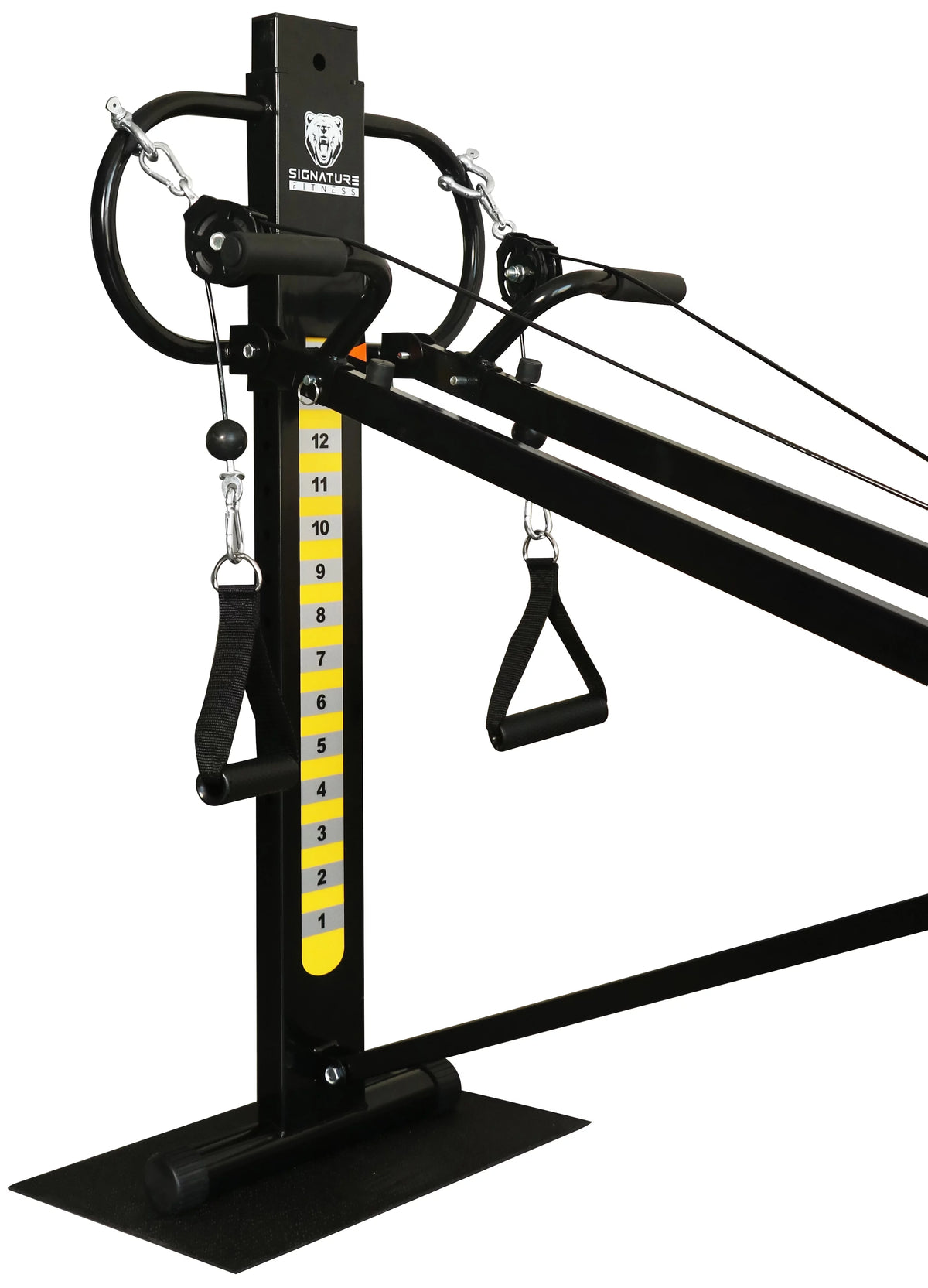 Home Gym System Workout Station with Resistance Bands and Floor Mats B1919