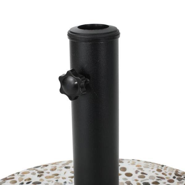 45 lbs. Concrete and Steel Patio Umbrella Base D80163