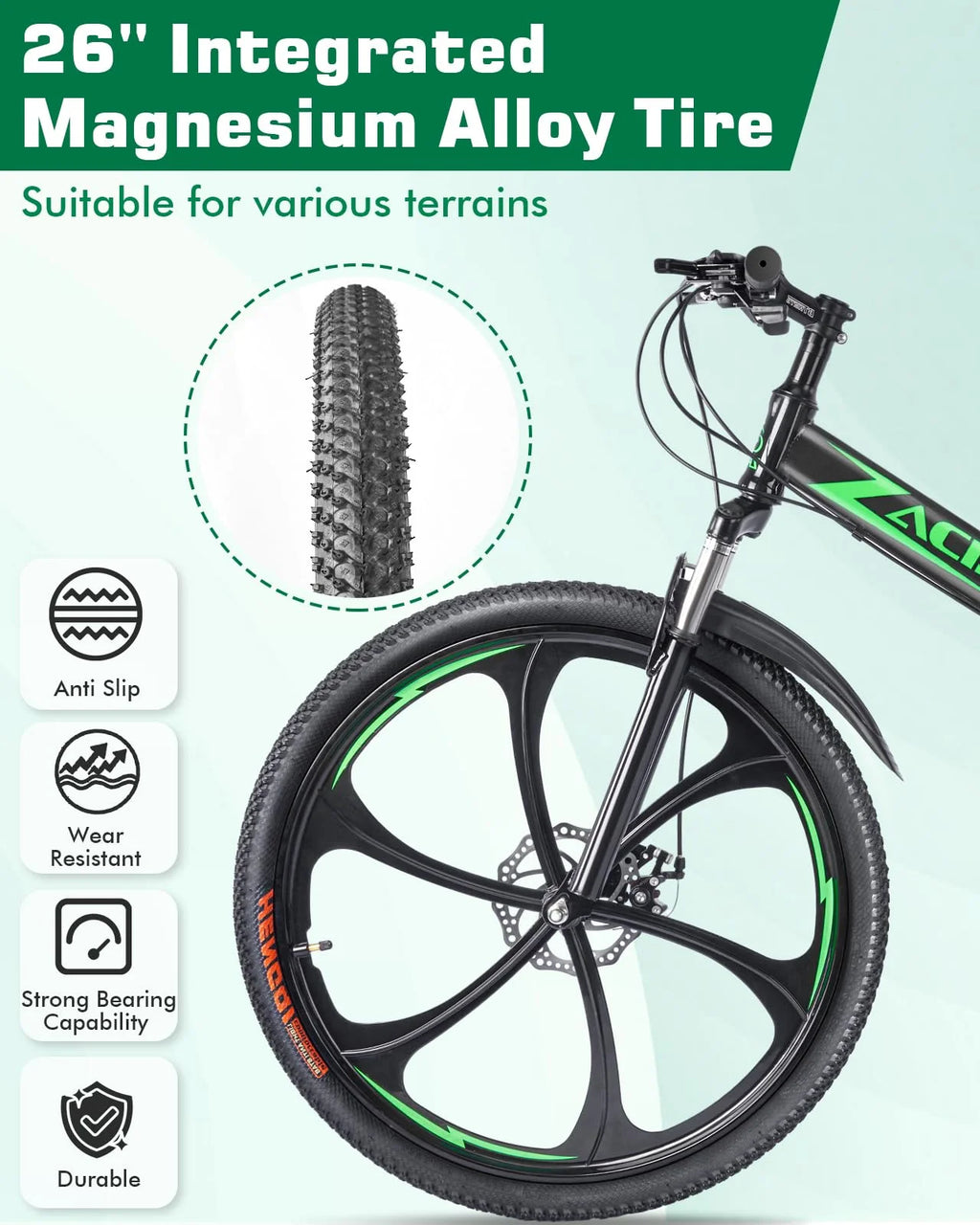 26 Inch 24 Speed Dual Disc Brake Mountain Bike T3883