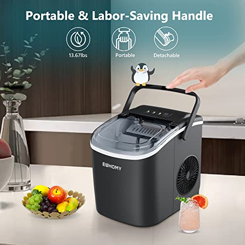 Portable Countertop Ice Maker with Basket and Scoop M9252