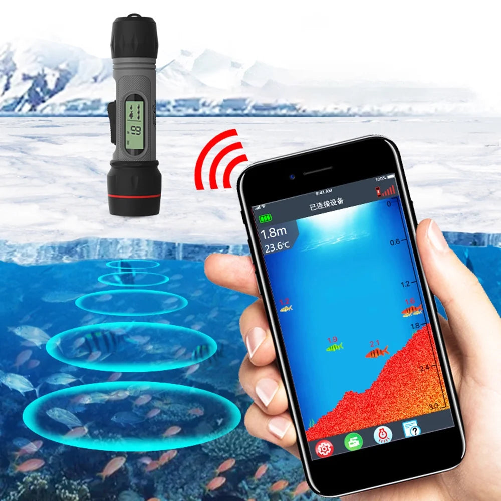 Wireless Waterproof Sonar Fish Finder K198