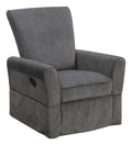 Manual Recliner Glider in Storm Grey F921624