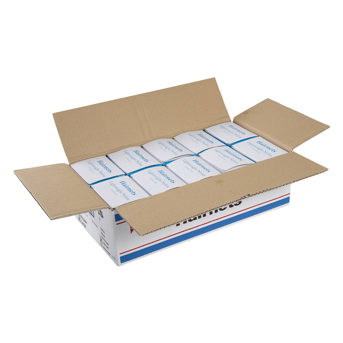 Light Brown Lightweight Nylon Hairnet, Case of 1440 G47563
