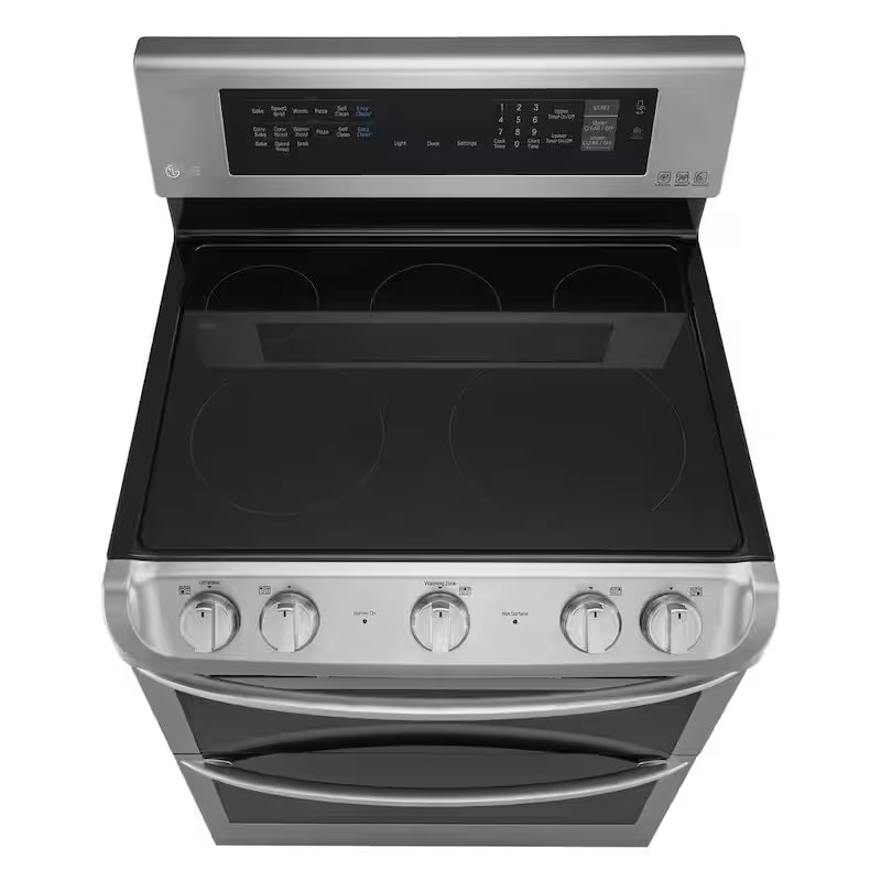 7.3 cu. ft. Double Oven Electric Range with Convection and Self Clean in Stainless Steel B482059