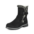 Black Mid Calf Winter Snow Boots X979763