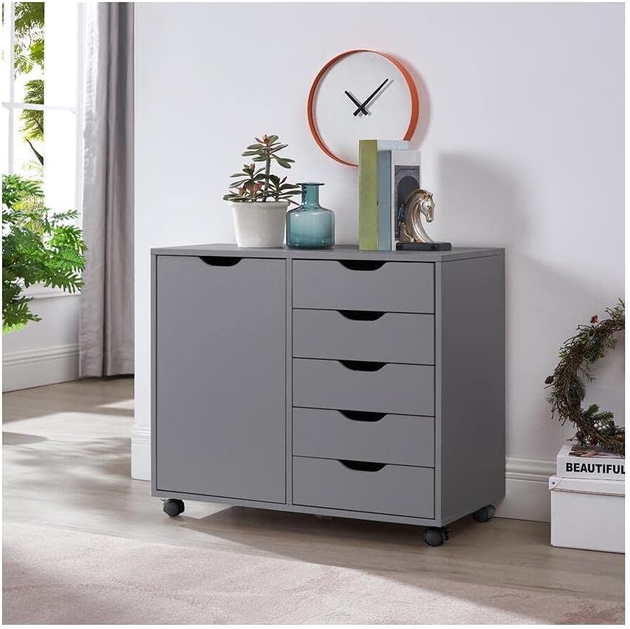 5 Drawer Storage Cabinet with Shelves V932