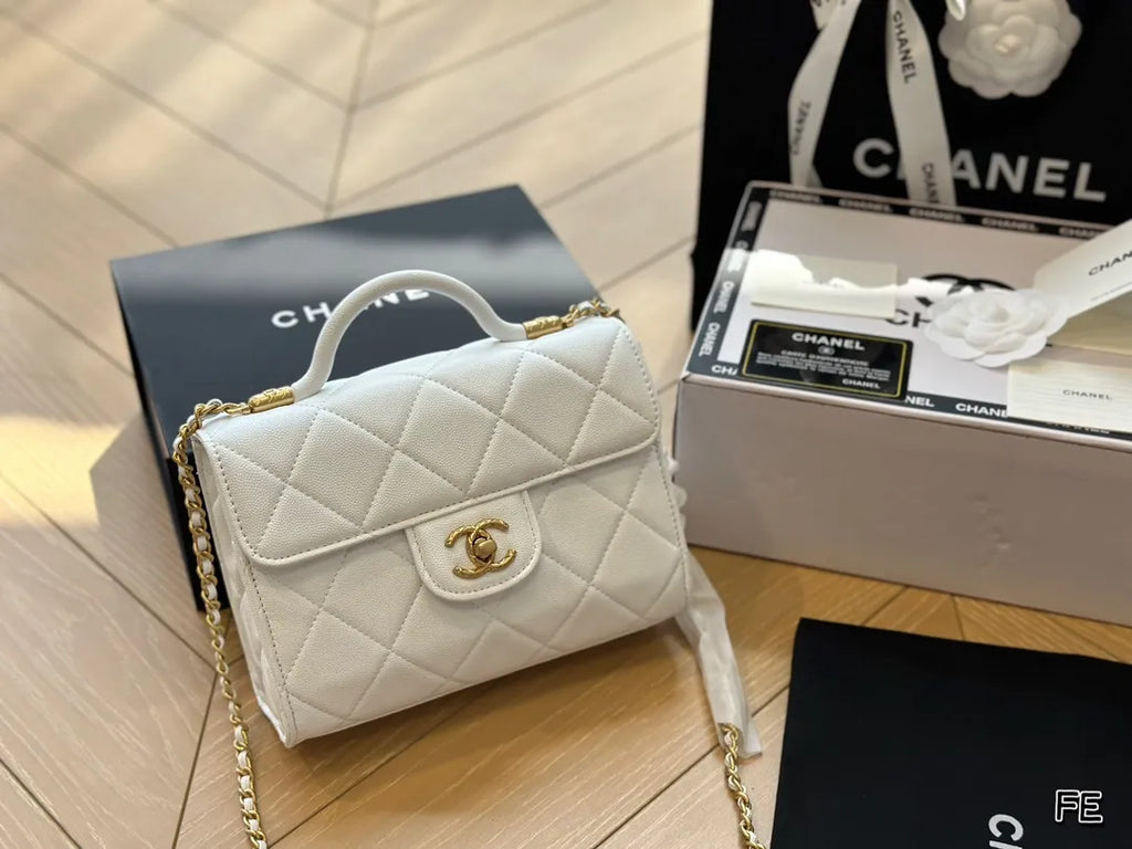 Mini Flap Bag with Top Handle D1019