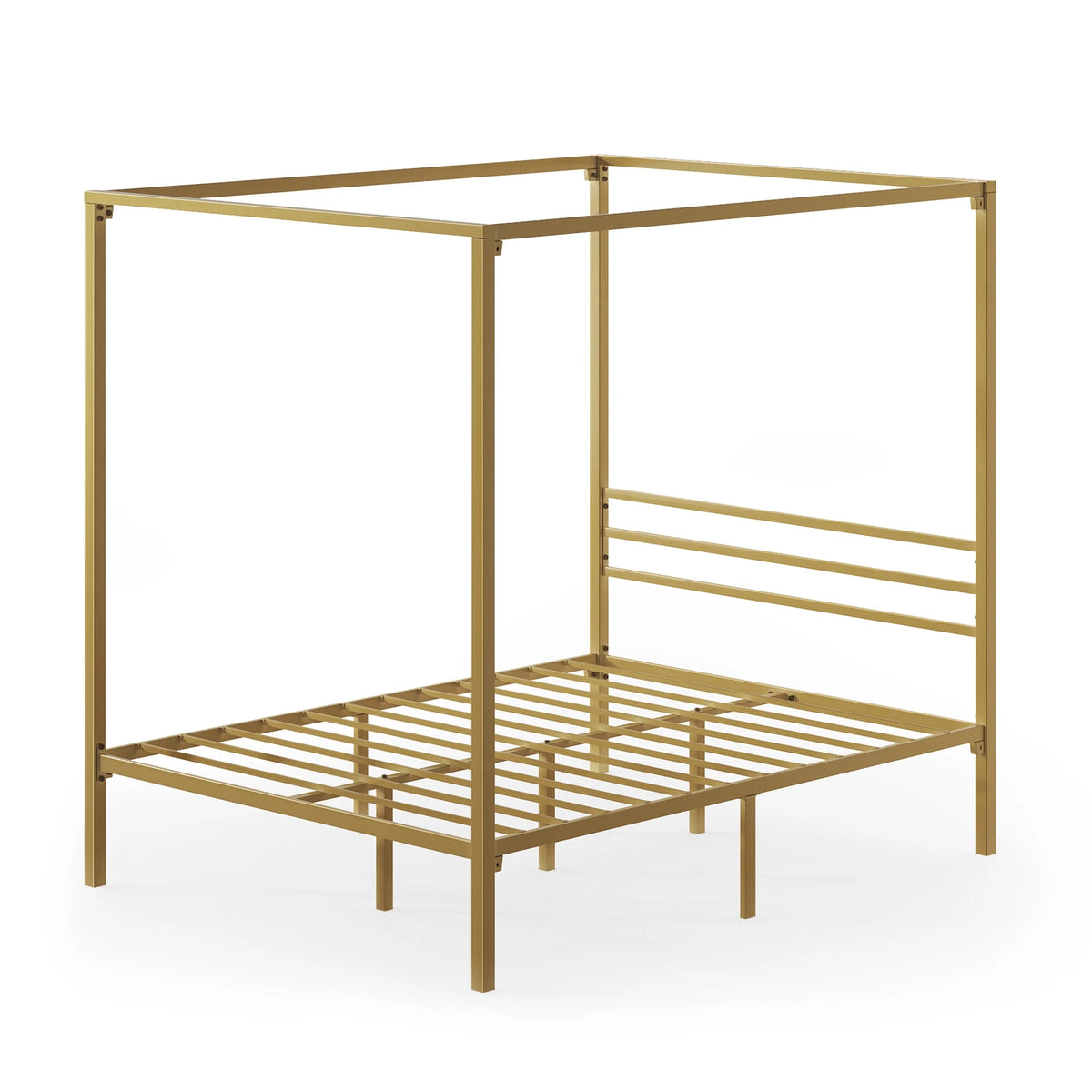 Queen Metal Canopy Platform Bed Frame B85698