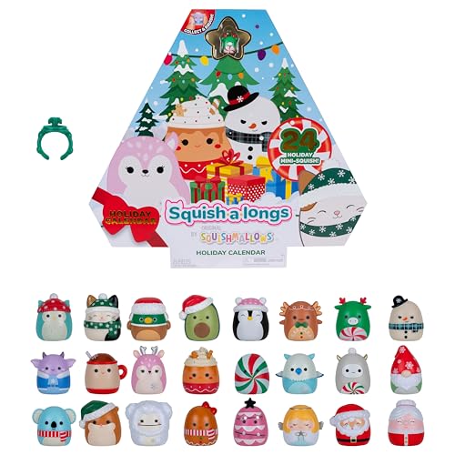 Holiday Countdown Calendar with 24 Mini-Squish T927