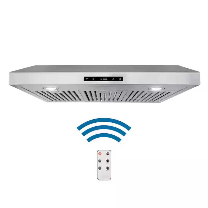 30 in. 500 CFM Ducted Under Cabinet Range Hood in Stainless Steel F15408