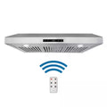 30 in. 500 CFM Ducted Under Cabinet Range Hood in Stainless Steel F15408