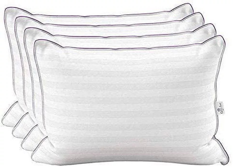 4 Pack Hypoallergenic Synthetic Down Alternative Bed Pillows I553
