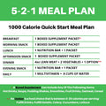 High Protein Low Calorie Meal Replacement Smoothie, Strawberry Banana X72947