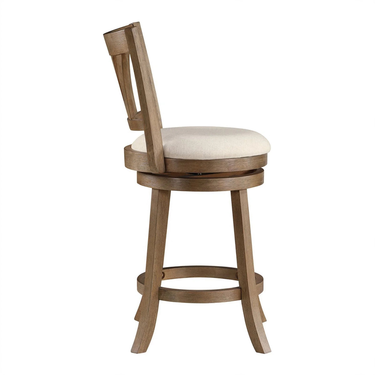 Counter Stool in Linen Cream Fabric L808775