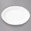 White Porcelain Oval Platter A21514