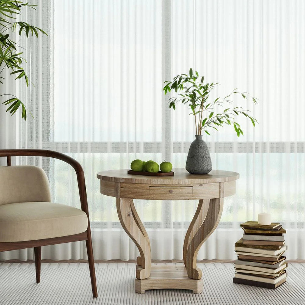 Small Round Wood Dining Table V459810
