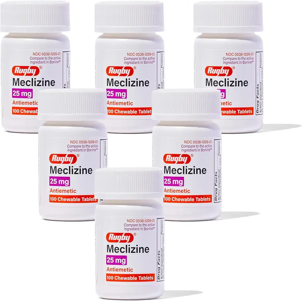 Chewable Tablets 25mg 100 Count 6 Pack M322936
