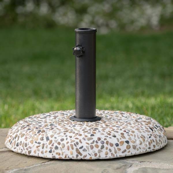 45 lbs. Concrete and Steel Patio Umbrella Base D80163