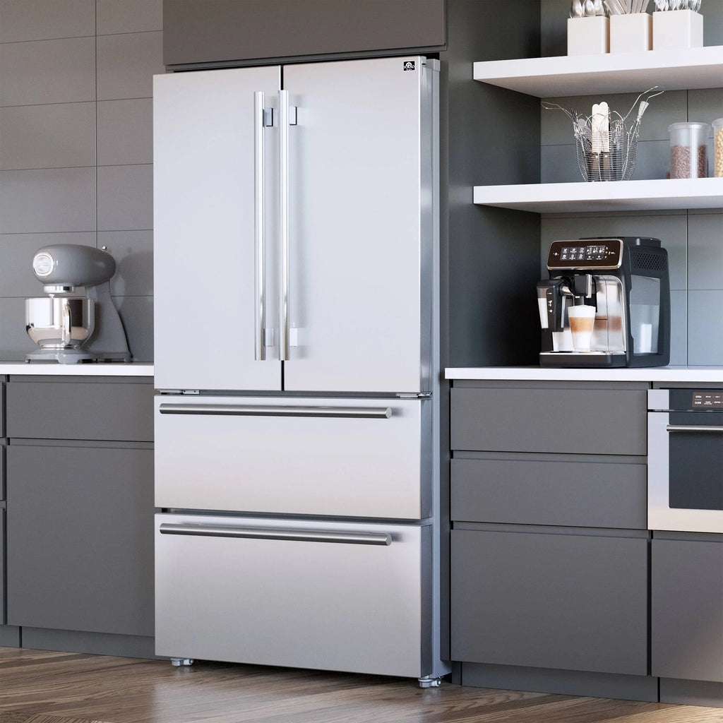 36 IN Stainless Steel Counter-Depth French Door Refrigerator with Ice Maker R35197