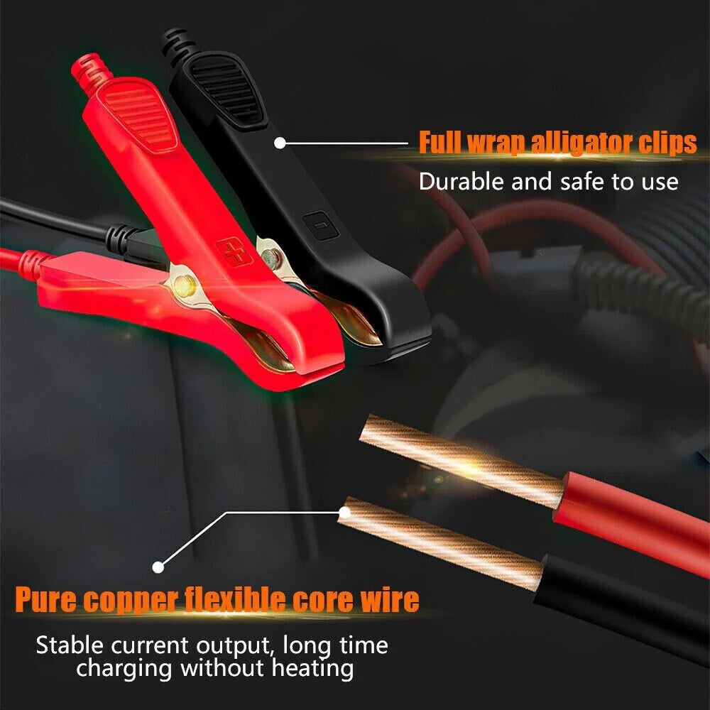 2 Pack 12V Automatic Battery Charger Maintainer B9786