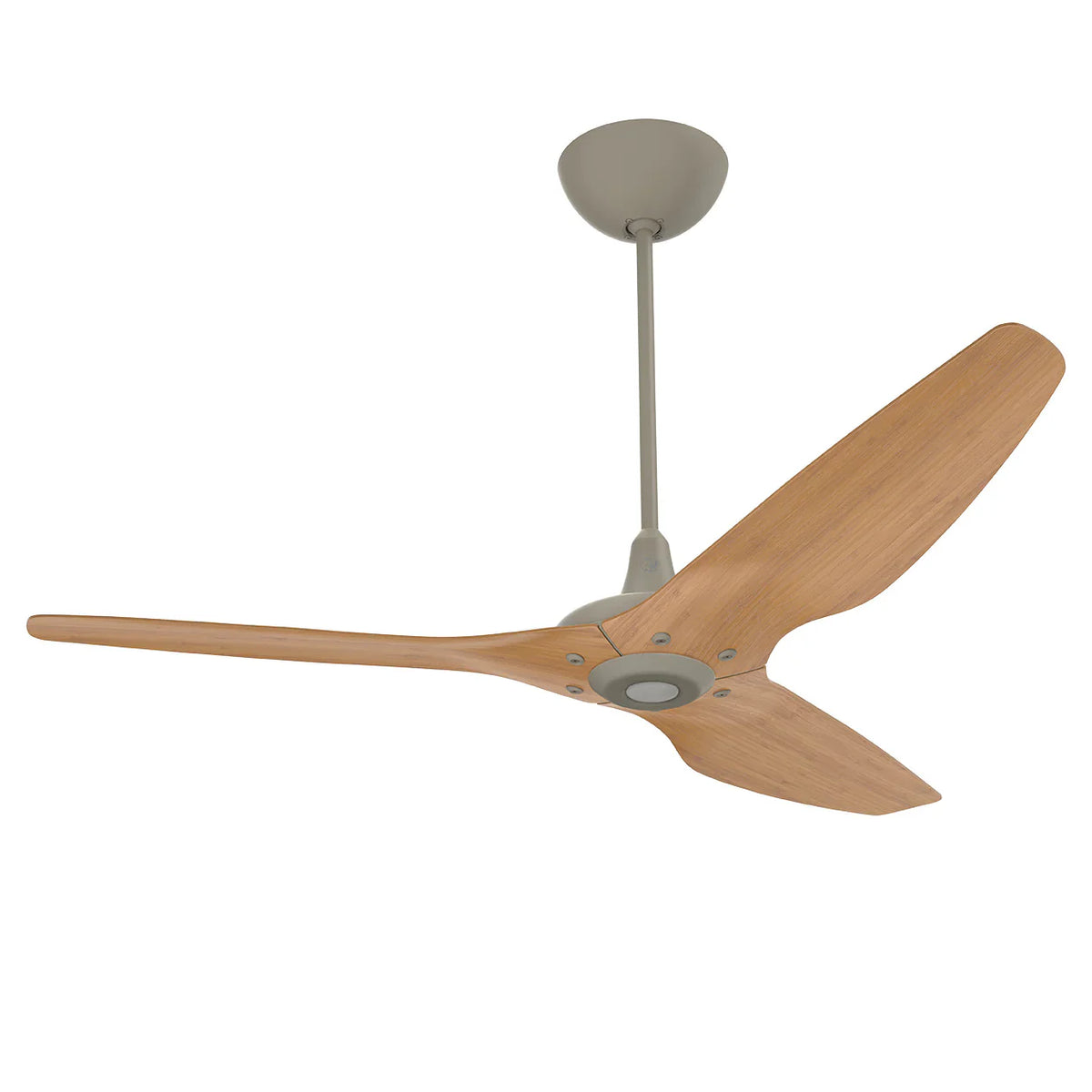 60 Ceiling Fan with Bamboo Blades and Satin Nickel Finish S4546