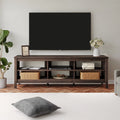 70 Inch Espresso Farmhouse TV Stand R1938